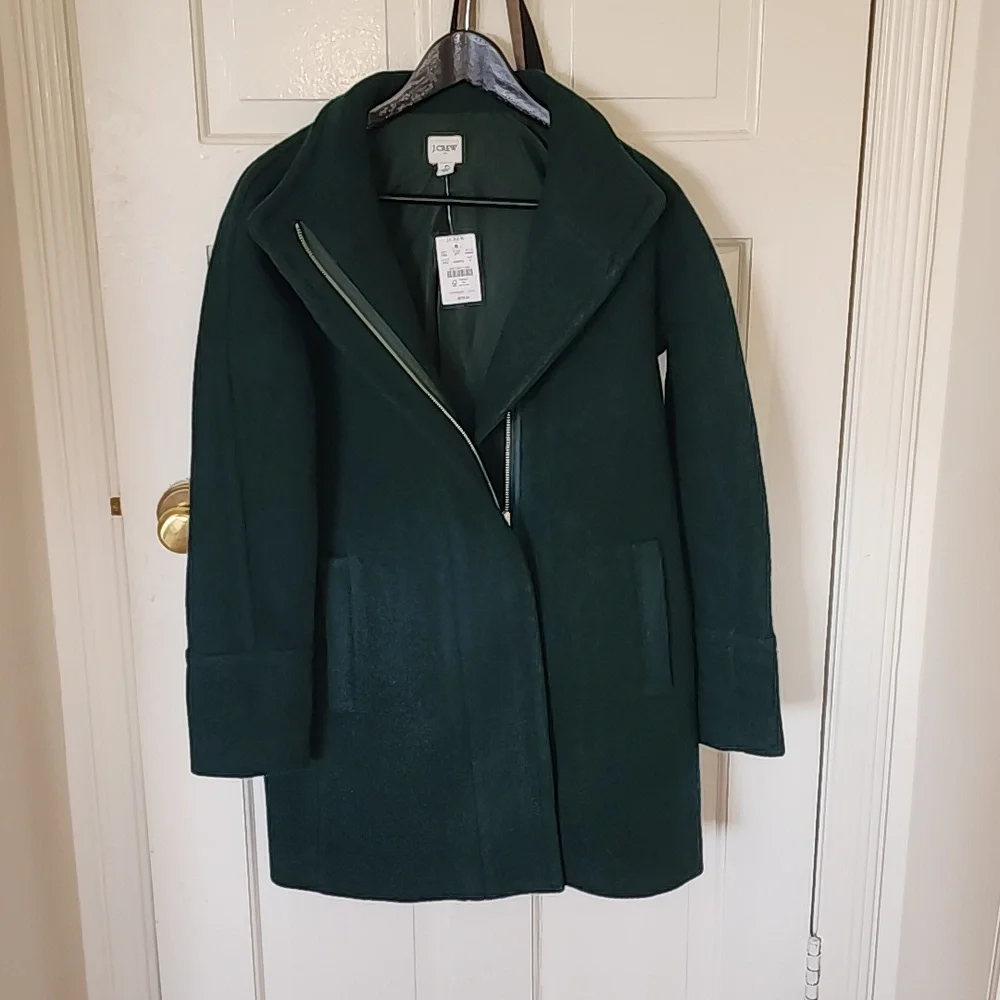 NEW! J. Crew City Coat Sz 0 - Picture 6 of 6